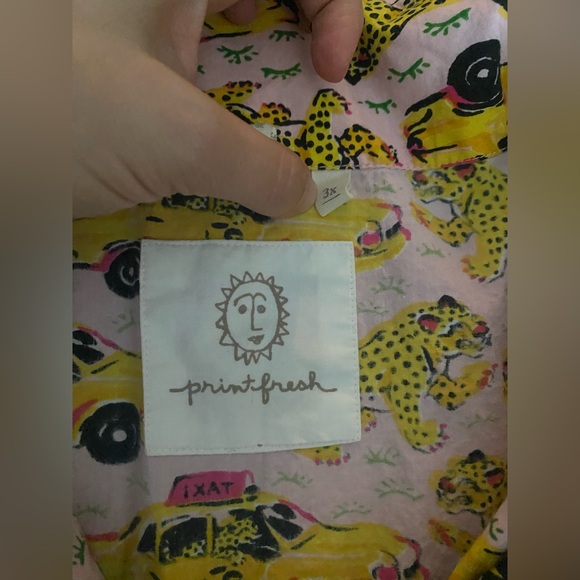 PRINTFRESH Taxi Please Pajama Set - Picture 3 of 5